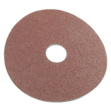 TOTALTURF 71670 80 Grit Resin Fibre Aluminum Oxide Steel Sanding Disc 4.5 in. TO580458